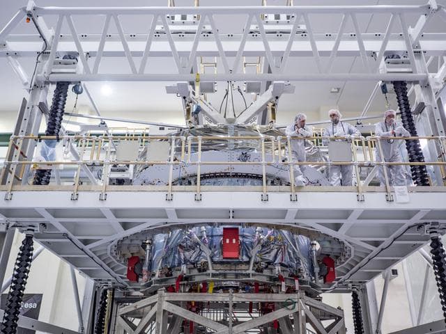 NASA image: European Service Module arrives at KSC