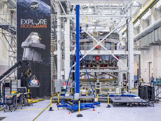 NASA image: European Service Module arrives at KSC