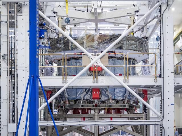 NASA image: European Service Module arrives at KSC
