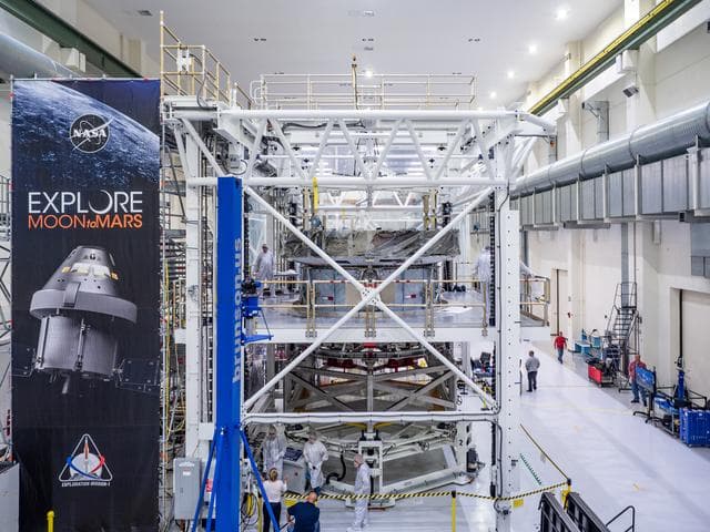 NASA image: European Service Module arrives at KSC