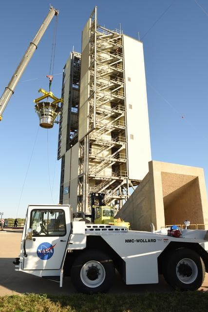 NASA image: Ascent Abort-2 Flight Test Booster