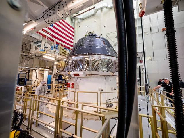 NASA image: Vice President Unveils NASA Spacecraft for Artemis 1 Lunar Missi