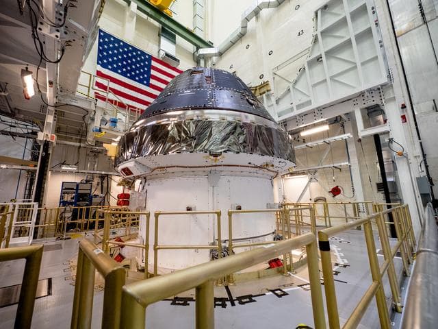 NASA image: Vice President Unveils NASA Spacecraft for Artemis 1 Lunar Missi