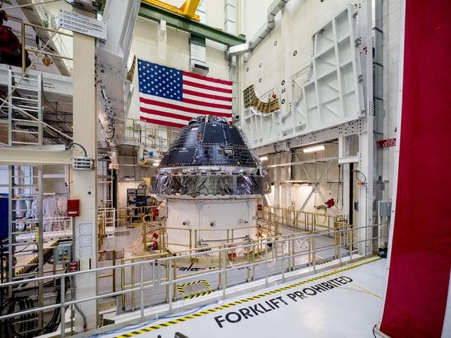 NASA image: Vice President Unveils NASA Spacecraft for Artemis 1 Lunar Missi