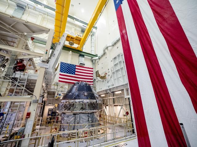 NASA image: Vice President Unveils NASA Spacecraft for Artemis 1 Lunar Missi