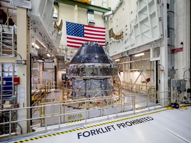 NASA image: Vice President Unveils NASA Spacecraft for Artemis 1 Lunar Missi