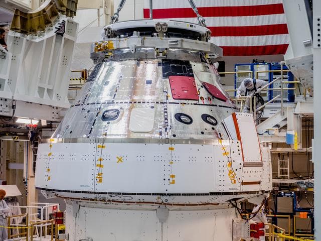 NASA image: Orion Moved from Assembly Stand Ahead of Shipment to Ohio for Te