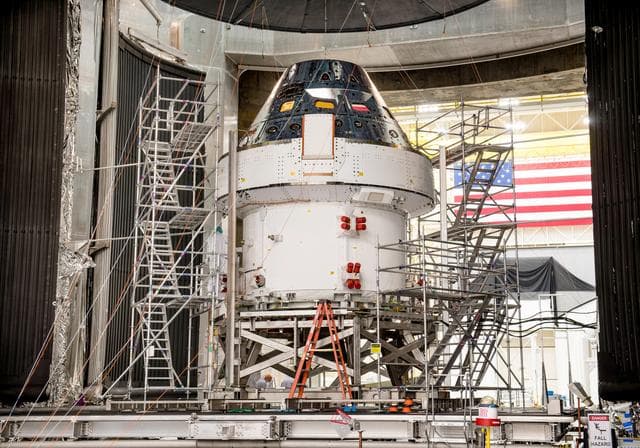 NASA image: Orion environmental testing at Plum Brook