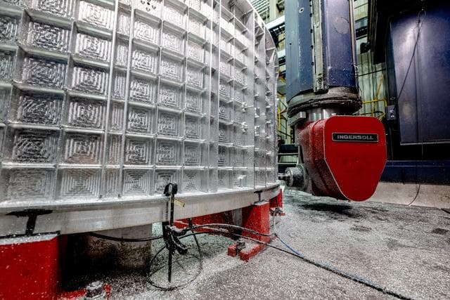 NASA image: Artemis III machining at Ingersoll Machine Tool, Inc.
