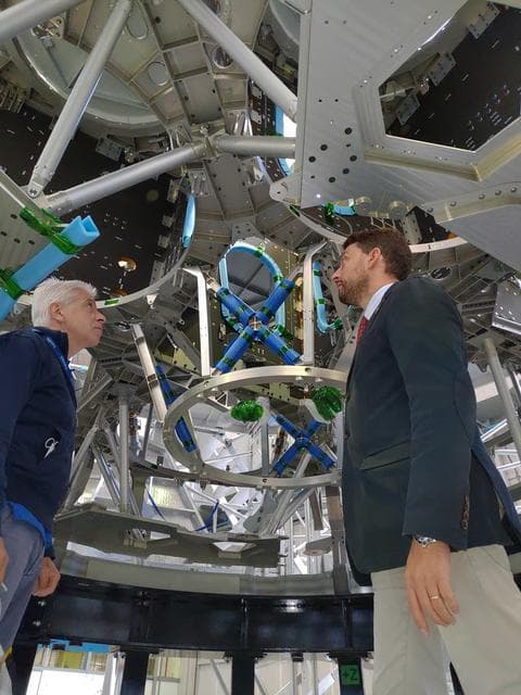 NASA image: Artemis III Service Module Structure ready to ship