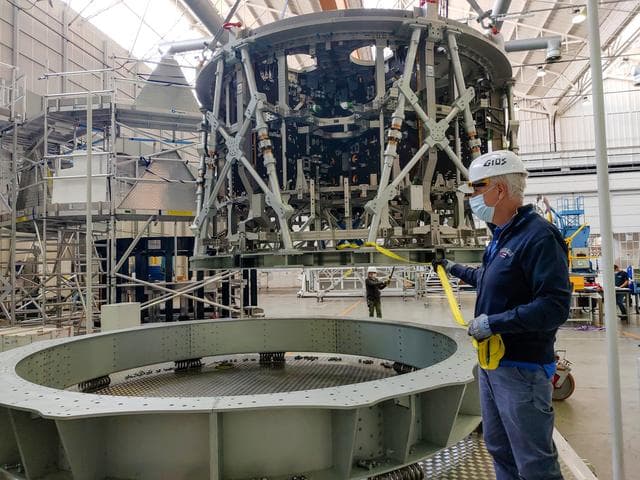 NASA image: Artemis III Service Module Structure ready to ship