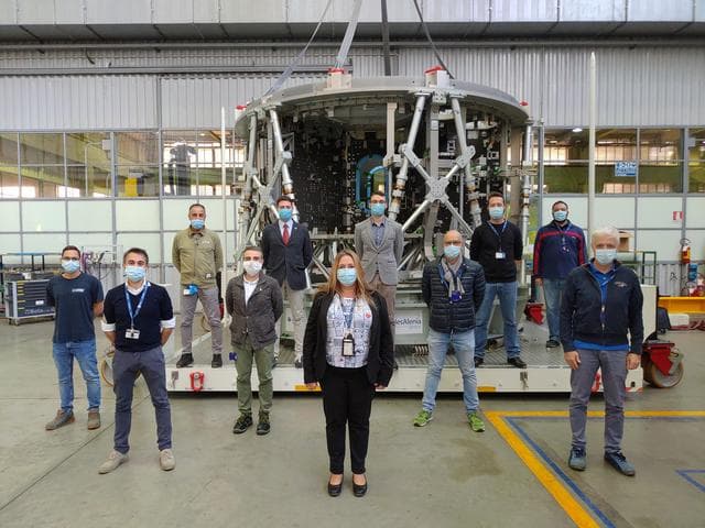NASA image: Artemis III Service Module Structure ready to ship