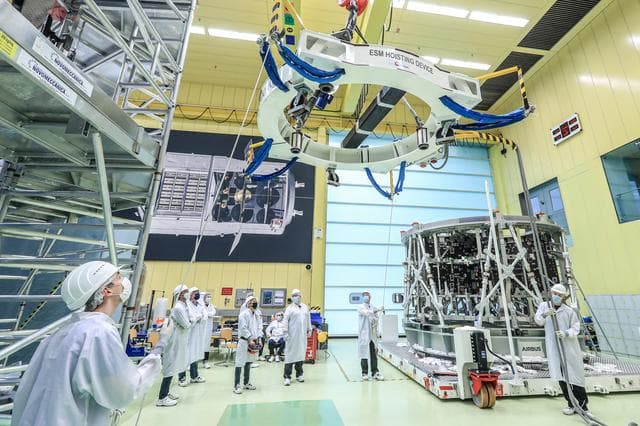 NASA image: Artemis III Service Module arrives at Airbus