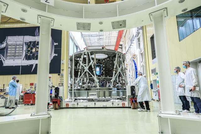 NASA image: Artemis III Service Module arrives at Airbus