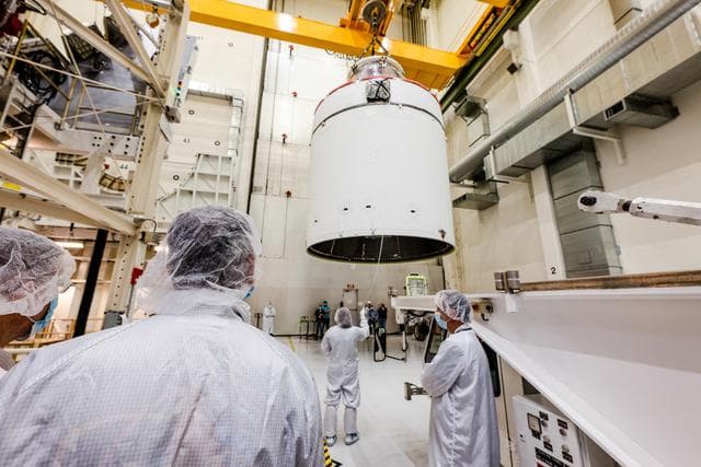 NASA image: Orion ready for fueling