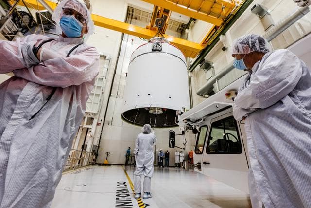 NASA image: Orion ready for fueling