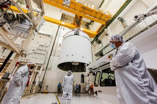 NASA image: Orion ready for fueling