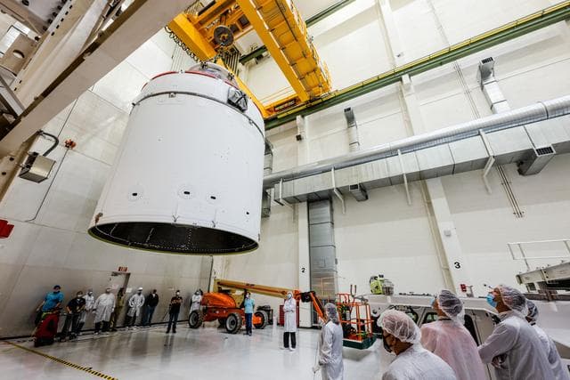 NASA image: Orion ready for fueling
