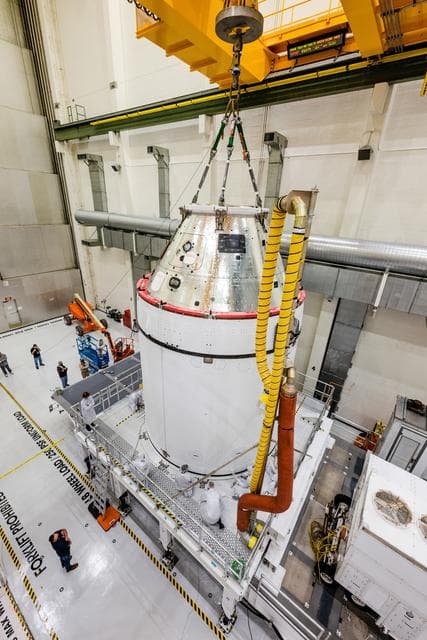 NASA image: Orion ready for fueling
