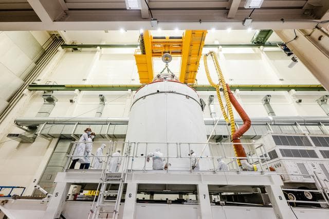 NASA image: Orion ready for fueling