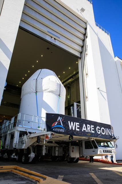 NASA image: Orion Transport to MPPF