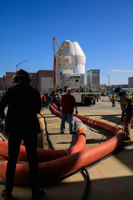 NASA image: Orion Transport to MPPF