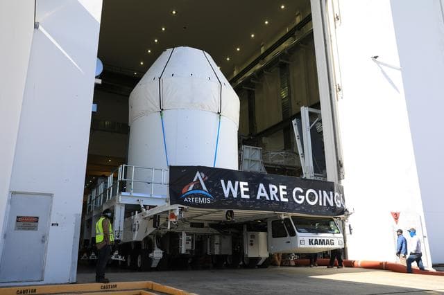 NASA image: Orion Transport to MPPF