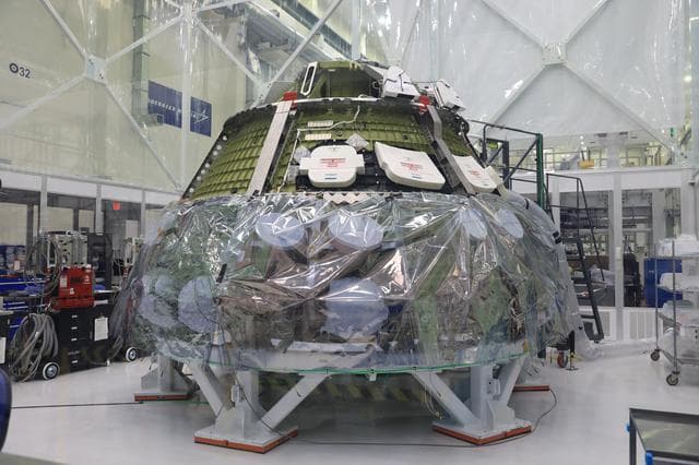 NASA image: Artemis II Orion Crew Module at KSC