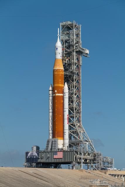 NASA image: Artemis I on the launch pad