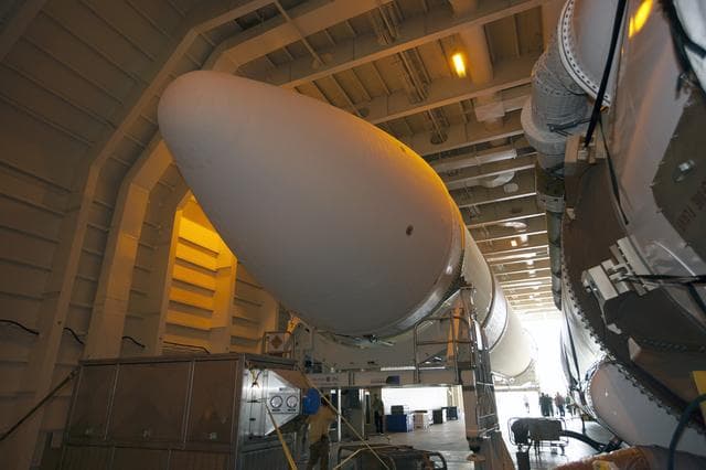 NASA image: Delta IV H components arrive at KSC