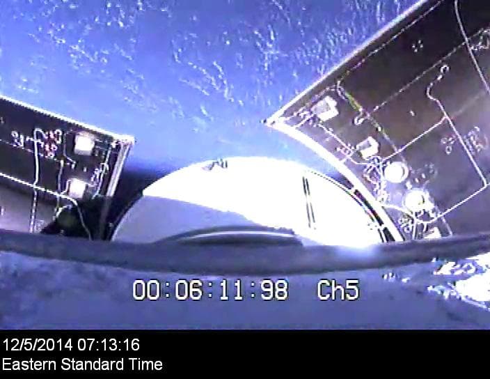 NASA image: Service module panels separate