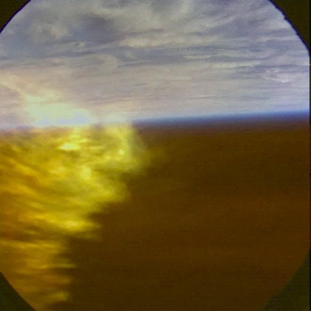 Plasma surrounds vehicle during reentry