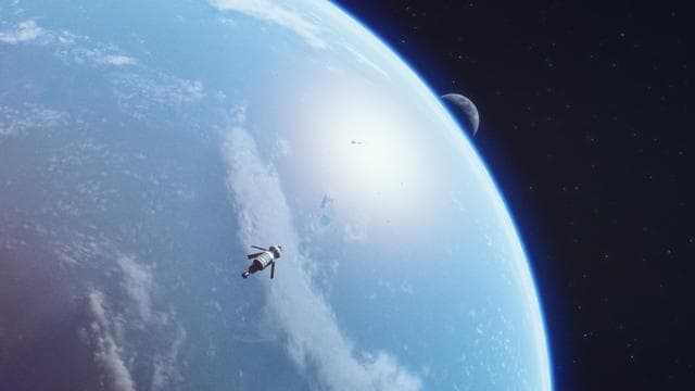 NASA image: Artemis I artist's concept - Earth departure