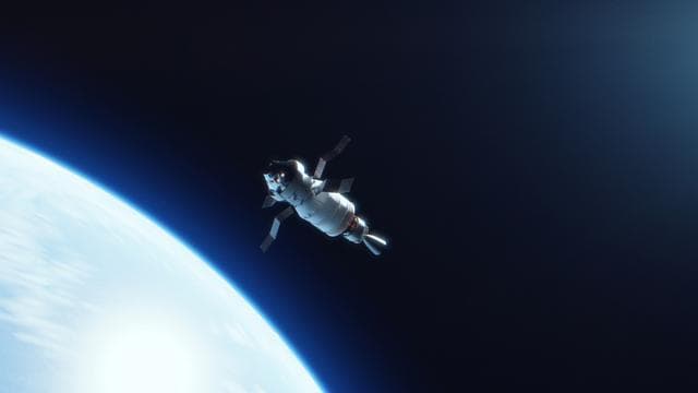 NASA image: Artemis I artist's concept - solar wing deployment