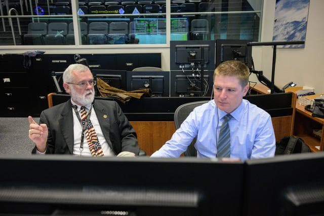 NASA image: Flight Day 16: Mission Control during Distant Retrograde Departure