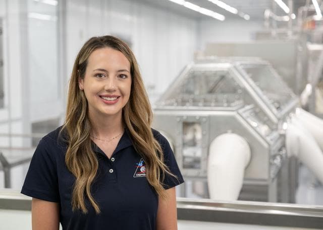 NASA image: Portrait of Julia Plummer, OSIRIS-REx astromaterials processor -- jsc2023e048758