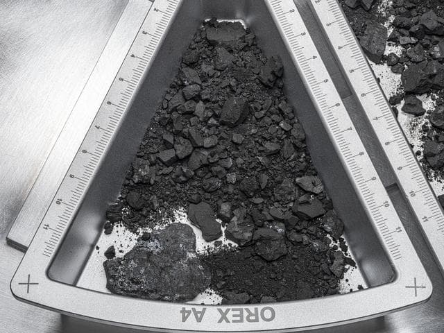 NASA image: OSIRIS-REx Sample from Asteroid Bennu - jsc2024e023025