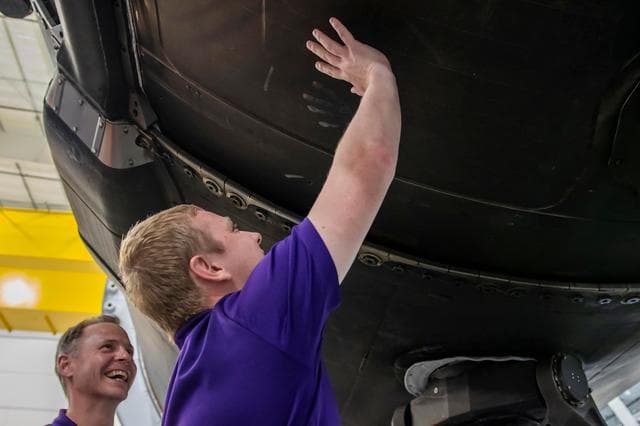 NASA image: SpaceX Crew-9 crew members Nick Hague and Aleksandr Gorbunov
