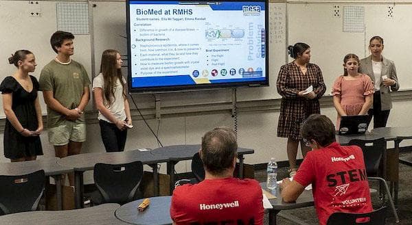 NASA image: Student Spaceflight Experiments Program (SSEP) showcase at Red M