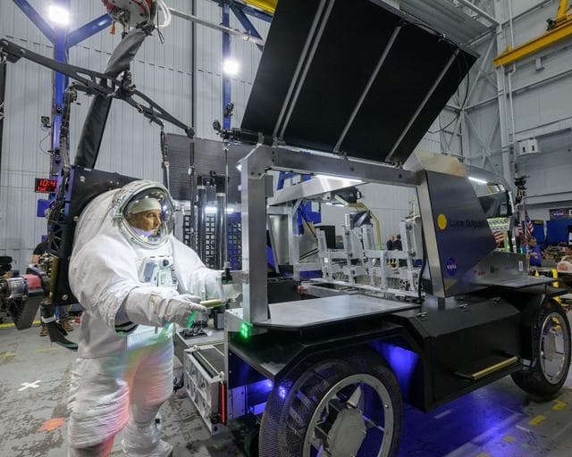 NASA image: Lunar Terrain Vehicle Testing