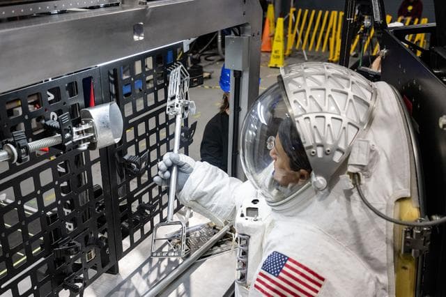 NASA image: Lunar Terrain Vehicle Testing