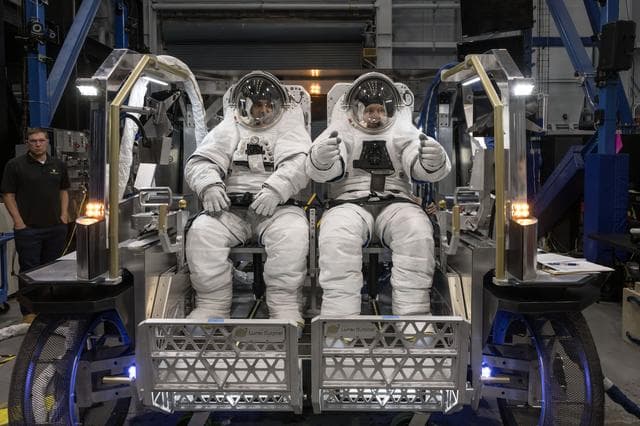 NASA image: Lunar Terrain Vehicle Testing