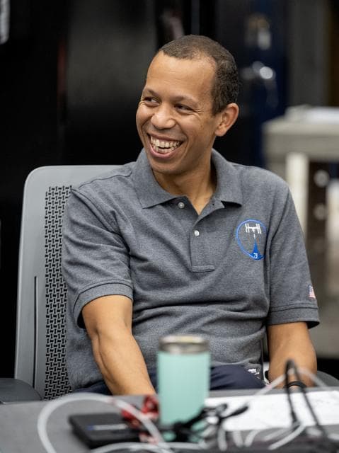 NASA image: NASA astronaut Chris Williams participates in a training session
