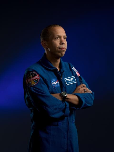 NASA image: NASA astronaut Chris Williams poses for a portrait at NASA's Johnson Space Center