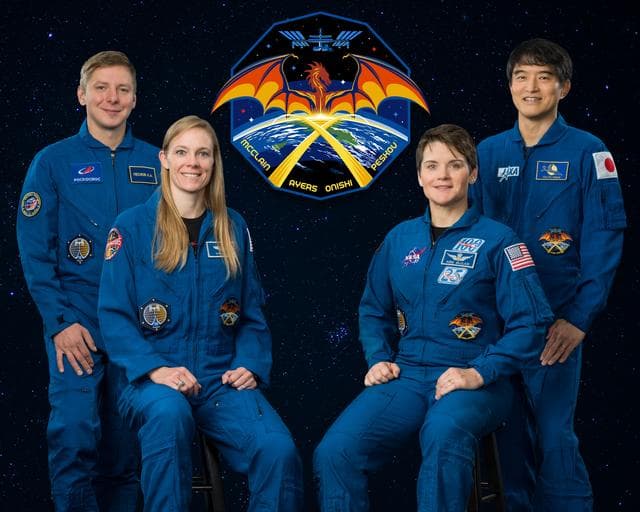 NASA image: The official portrait of NASA's SpaceX Crew-10 members