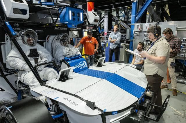 Lunar Terrain Vehicle Testing