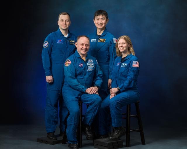 NASA image: The official portrait of the four members of NASA's SpaceX Crew-11 mission