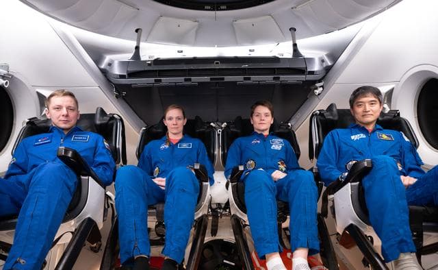 NASA image: The crew of NASA’s SpaceX Crew-10 mission