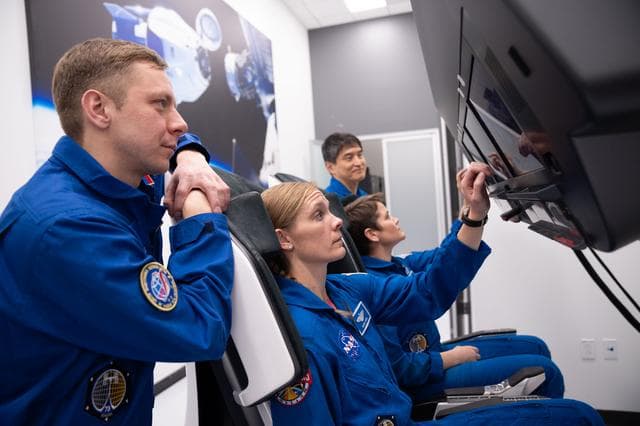 NASA image: The crew of NASA’s SpaceX Crew-10 mission