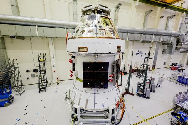 NASA image: Artemis II Orion Solar Array Wings Installed